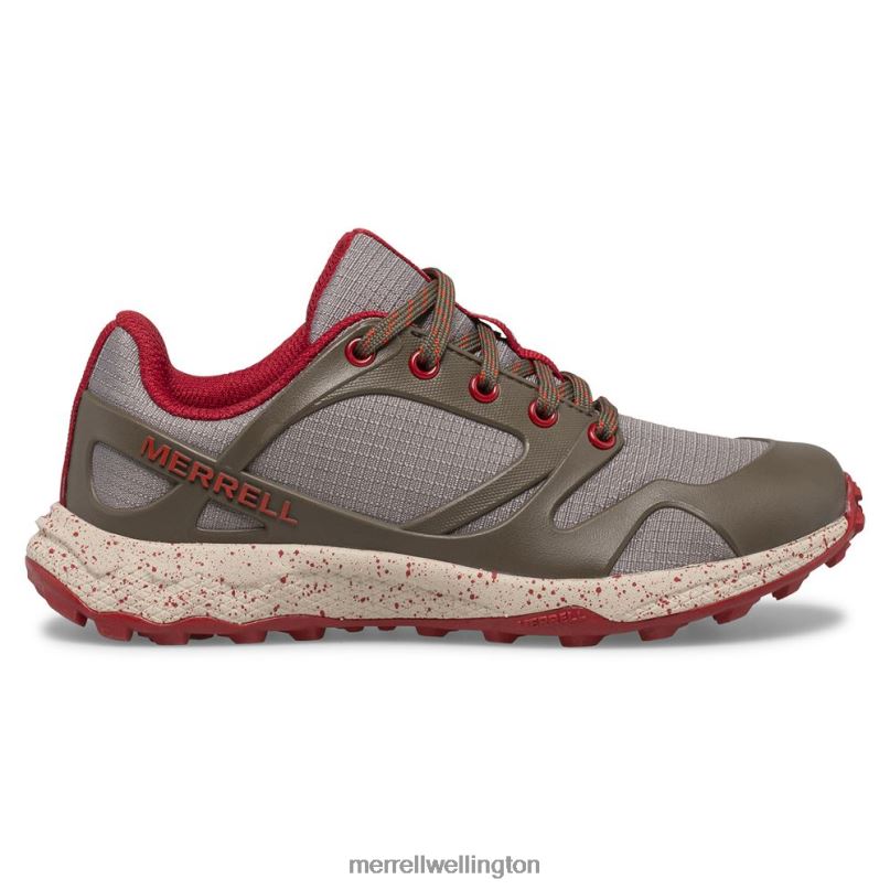 Altalight Low A/C Waterproof Shoe (MK265981) Merrell Kids 8VV6P1490 Shoes Sea Turtle/Chili - Click Image to Close