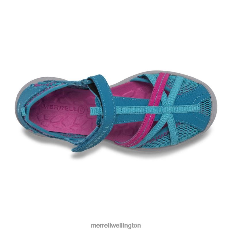 Dragonfly Sandal (MK164456K) Merrell Kids 8VV6P1416 Shoes Turquoise