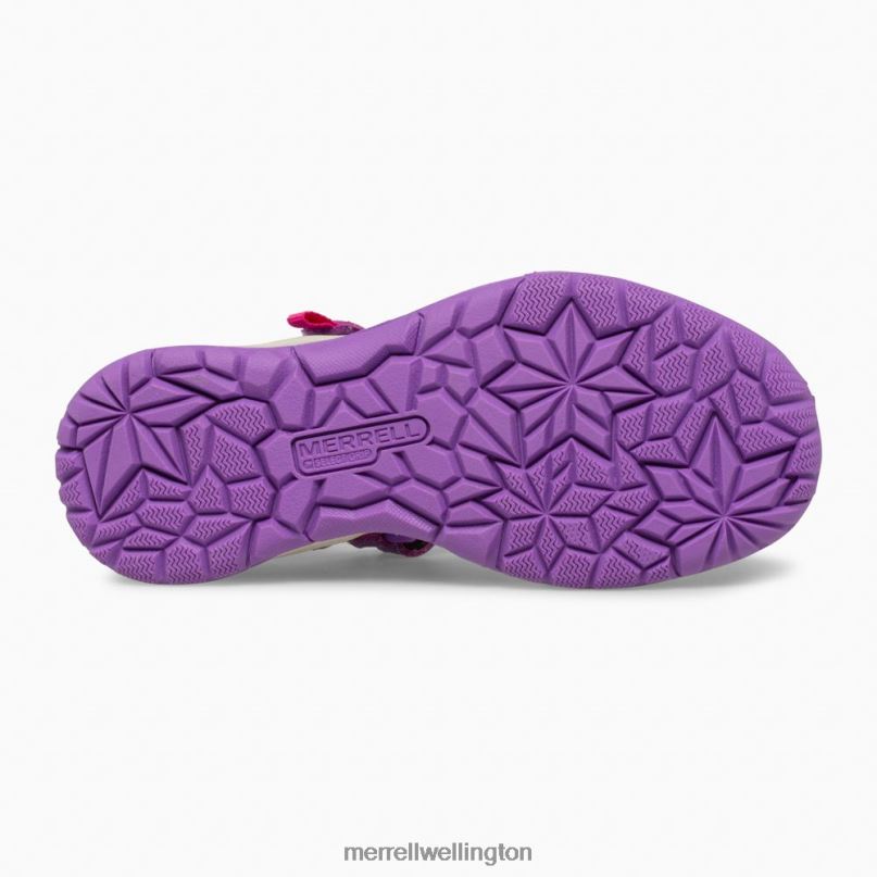 Dragonfly Sandal (MK165698K) Merrell Kids 8VV6P1415 Shoes Purple/Orange