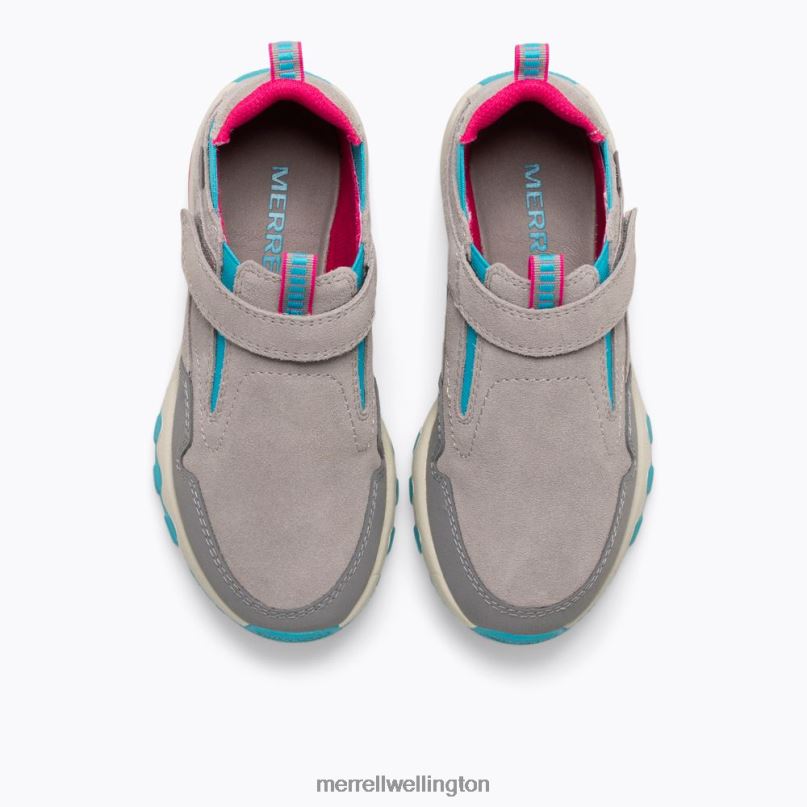 Free Roam Jungle Moc (MK165222) Merrell Kids 8VV6P1425 Shoes Grey/Turq/Berry