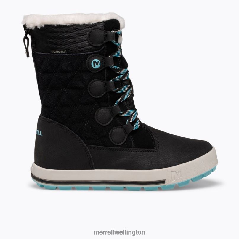 Heidi Waterproof Boot (MK163215K) Merrell Kids 8VV6P1505 Shoes Black
