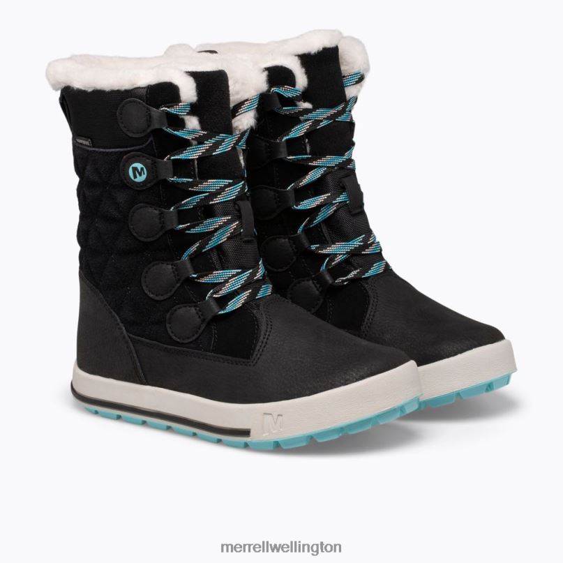 Heidi Waterproof Boot (MK163215K) Merrell Kids 8VV6P1505 Shoes Black