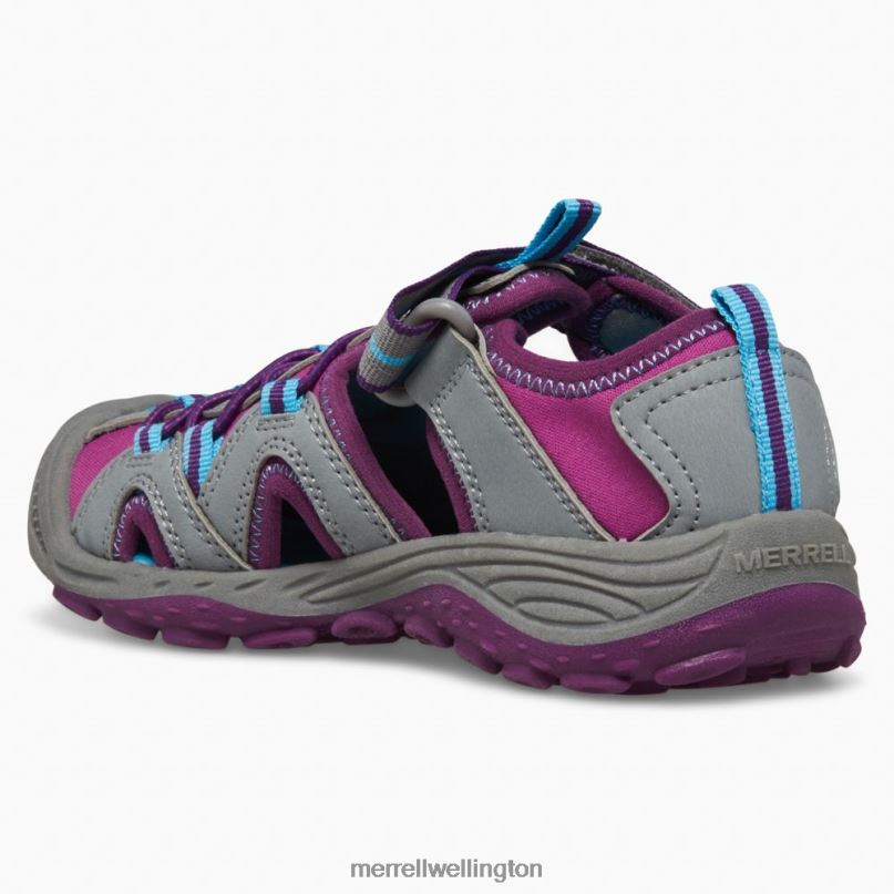 Hydro 2 Sandal (MK166974) Merrell Kids 8VV6P1475 Shoes Grey/Berry