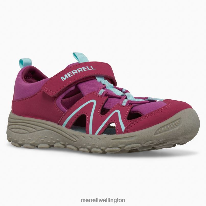 Hydro Explorer (MK166965) Merrell Kids 8VV6P1409 Shoes Berry/Turq/Grey