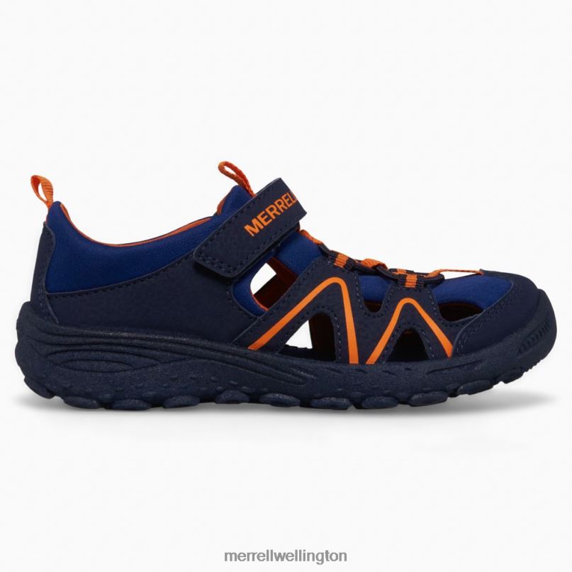 Hydro Explorer (MK266963) Merrell Kids 8VV6P1410 Shoes Navy/Orange