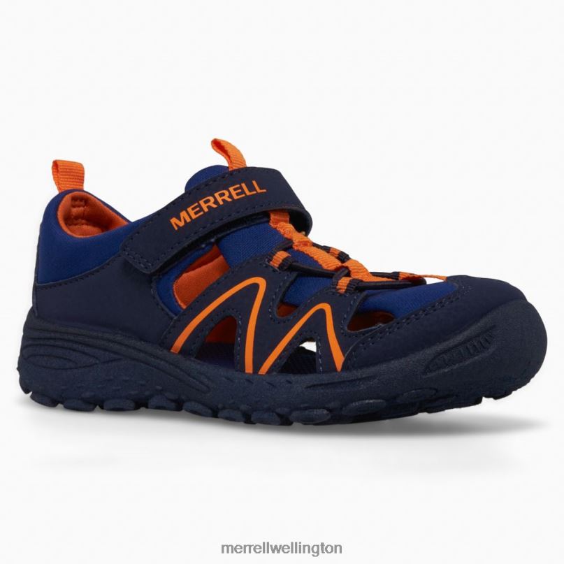 Hydro Explorer (MK266963) Merrell Kids 8VV6P1410 Shoes Navy/Orange