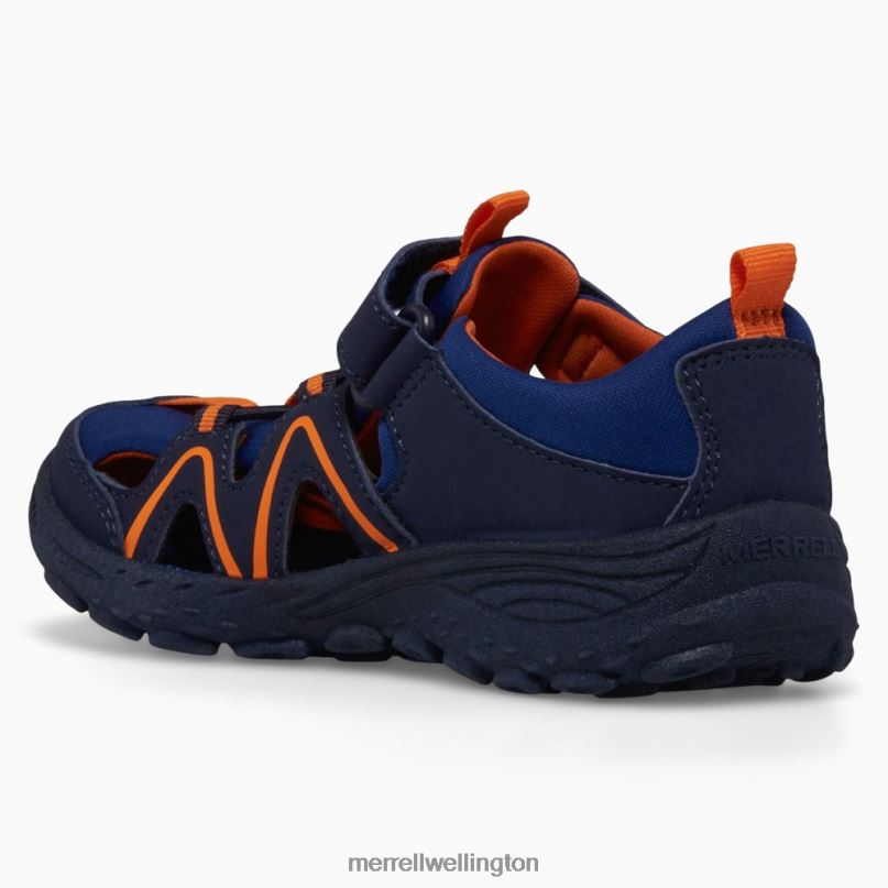 Hydro Explorer (MK266963) Merrell Kids 8VV6P1410 Shoes Navy/Orange
