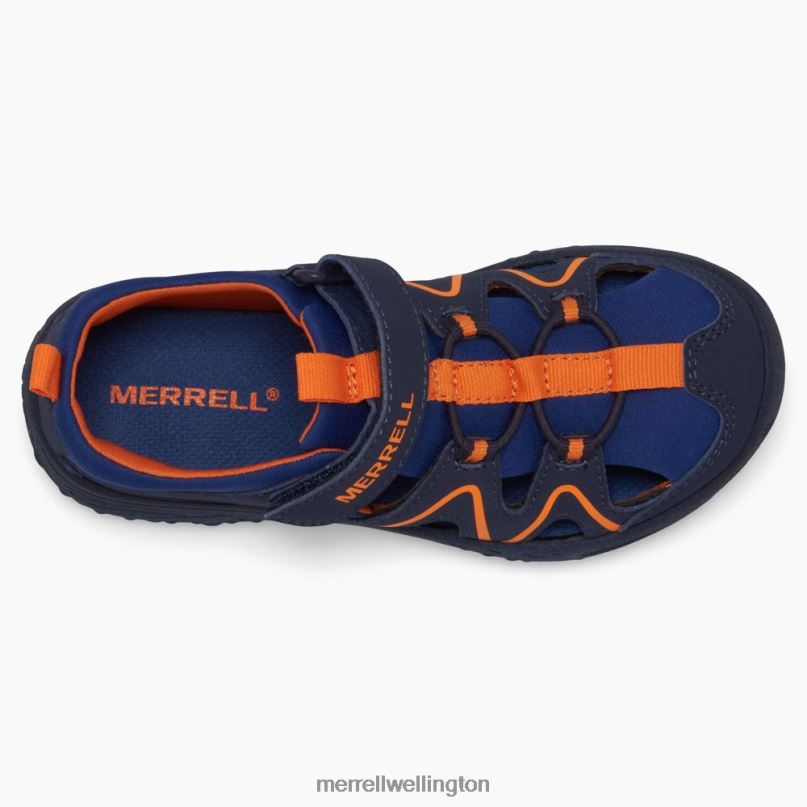 Hydro Explorer (MK266963) Merrell Kids 8VV6P1410 Shoes Navy/Orange