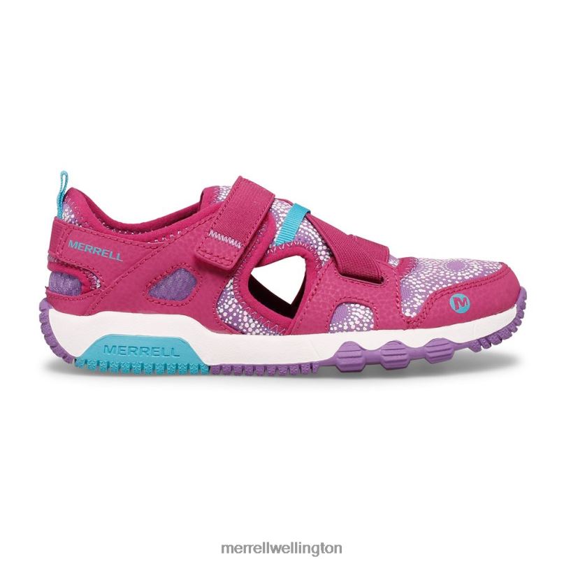 Hydro Free Roam Chroma Monarch Sandal (MK165857K) Merrell Kids 8VV6P1504 Shoes Fuchsia
