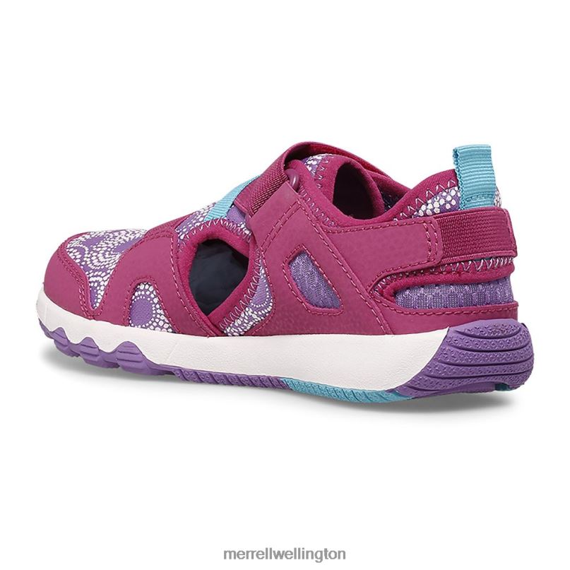Hydro Free Roam Chroma Monarch Sandal (MK165857K) Merrell Kids 8VV6P1504 Shoes Fuchsia