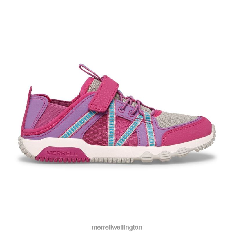 Hydro Free Roam Sandal (MK165669K) Merrell Kids 8VV6P1498 Shoes Fuchsia/Turq