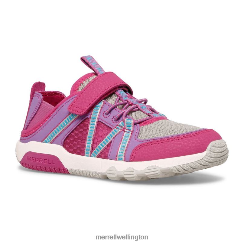 Hydro Free Roam Sandal (MK165669K) Merrell Kids 8VV6P1498 Shoes Fuchsia/Turq