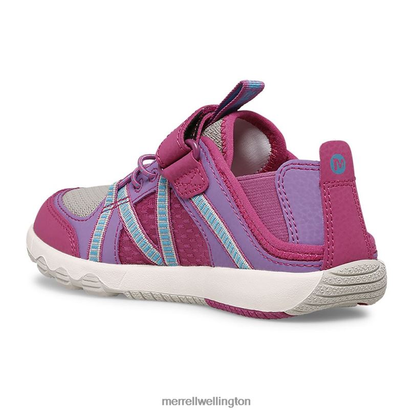 Hydro Free Roam Sandal (MK165669K) Merrell Kids 8VV6P1498 Shoes Fuchsia/Turq