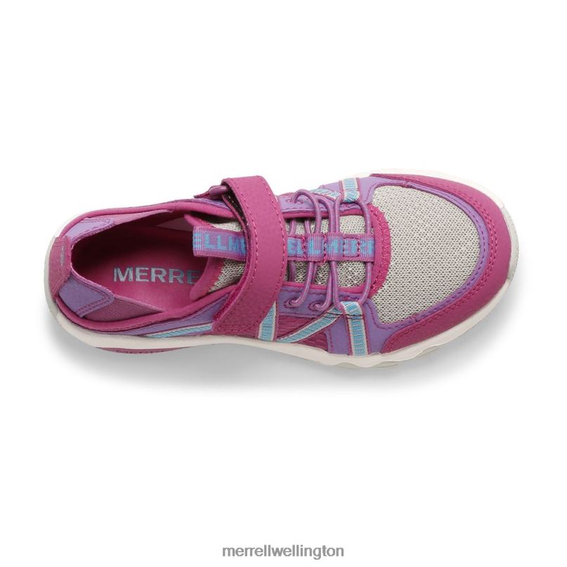 Hydro Free Roam Sandal (MK165669K) Merrell Kids 8VV6P1498 Shoes Fuchsia/Turq