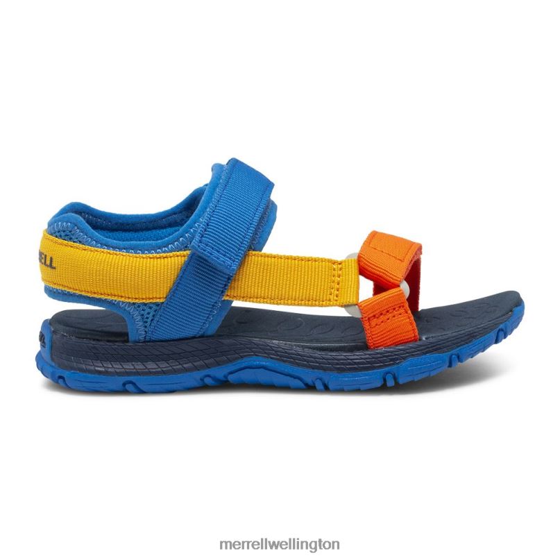 Kahuna Web Sandal (MK264947K) Merrell Kids 8VV6P1399 Shoes Blue Multi