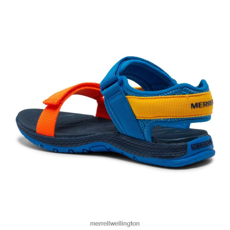 Kahuna Web Sandal (MK264947K) Merrell Kids 8VV6P1399 Shoes Blue Multi