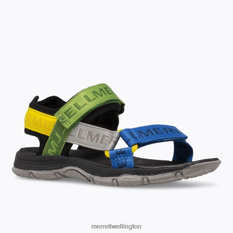 Kahuna Web Sandal (MK265672K) Merrell Kids 8VV6P1398 Shoes Black/Multi