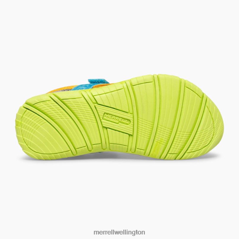 Kahuna Web Sandal (MK265674K) Merrell Kids 8VV6P1400 Shoes Grey Logo/Multi