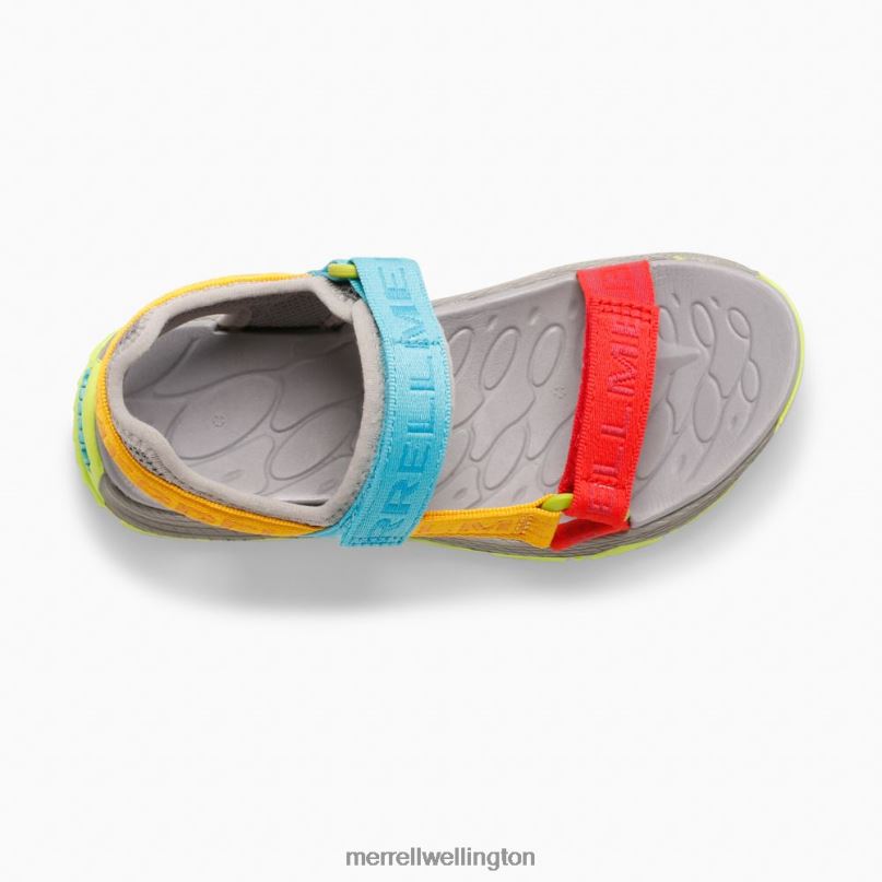 Kahuna Web Sandal (MK265674K) Merrell Kids 8VV6P1400 Shoes Grey Logo/Multi