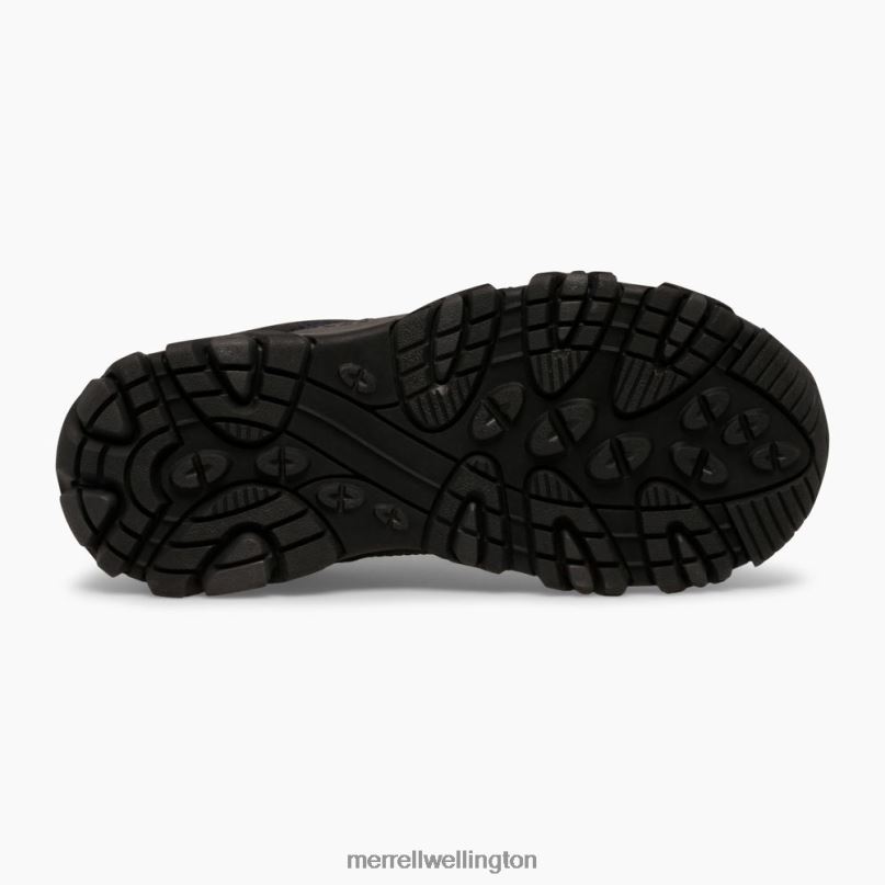 Moab 3 Low Lace Shoe (MK265707) Merrell Kids 8VV6P1428 Shoes Black
