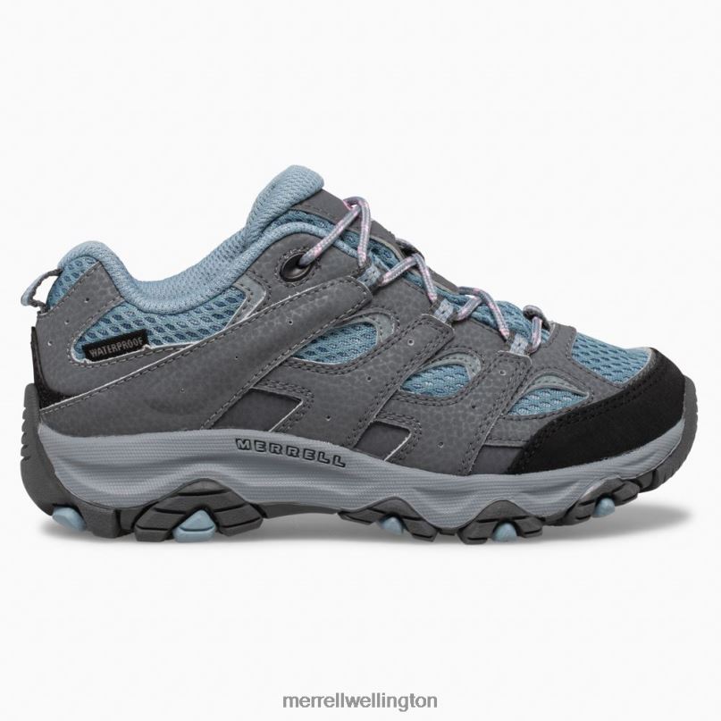 Moab 3 Low Lace Waterproof Sneaker (MK165706) Merrell Kids 8VV6P1477 Shoes Altitude