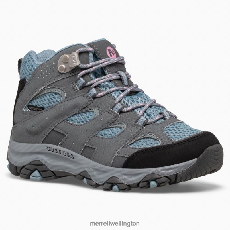 Moab 3 Mid Waterproof Boot (MK165704) Merrell Kids 8VV6P1432 Shoes Altitude