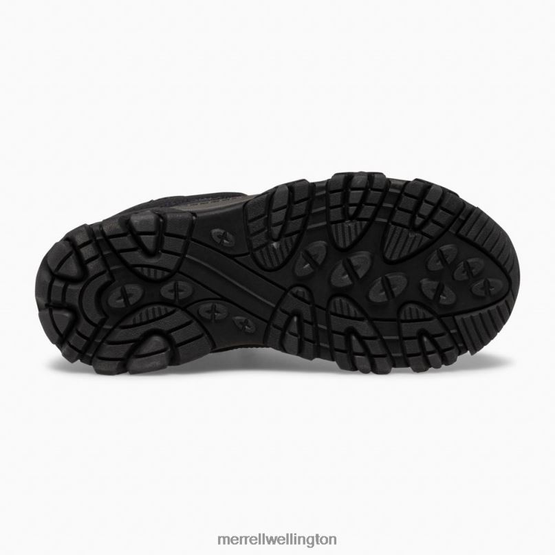 Moab 3 Mid Waterproof Boot (MK265702) Merrell Kids 8VV6P1431 Shoes Black