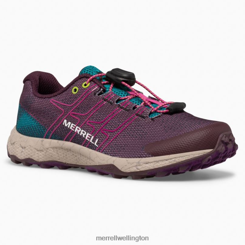 Moab Flight Low A/C (MK165737) Merrell Kids 8VV6P1391 Shoes Burgandy
