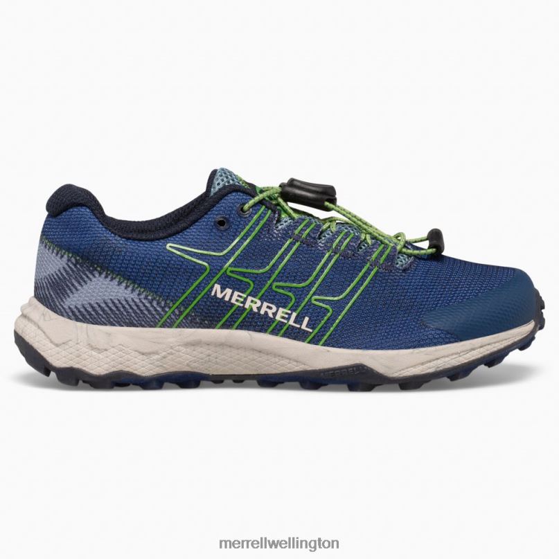 Moab Flight Low A/C (MK265735) Merrell Kids 8VV6P1392 Shoes Poseidon