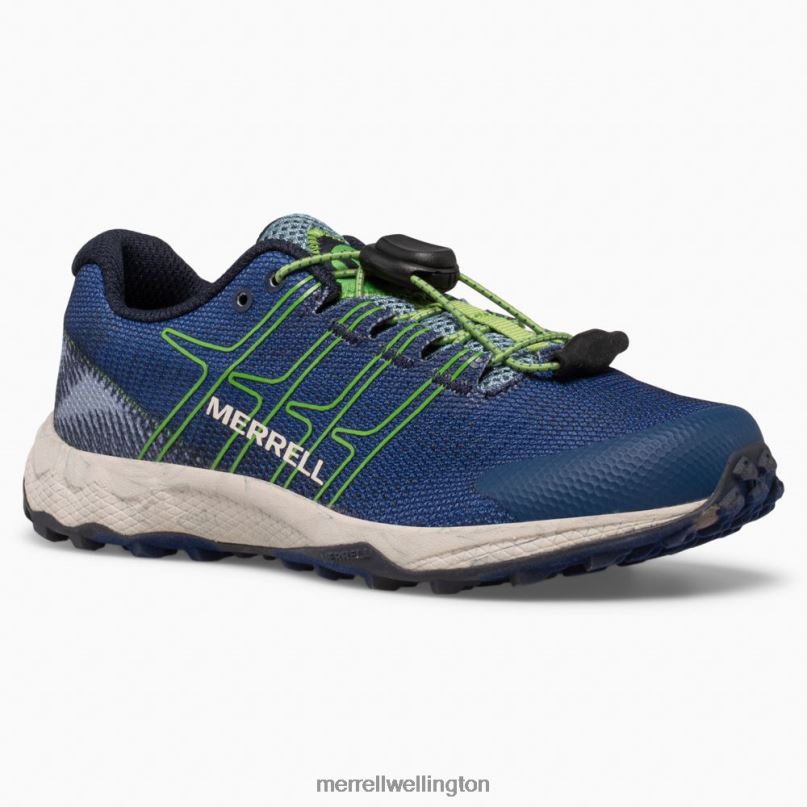 Moab Flight Low A/C (MK265735) Merrell Kids 8VV6P1392 Shoes Poseidon