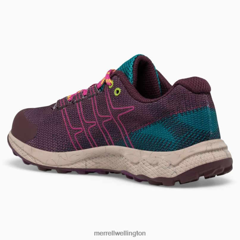 Moab Flight Low (MK165734) Merrell Kids 8VV6P1436 Shoes Burgandy