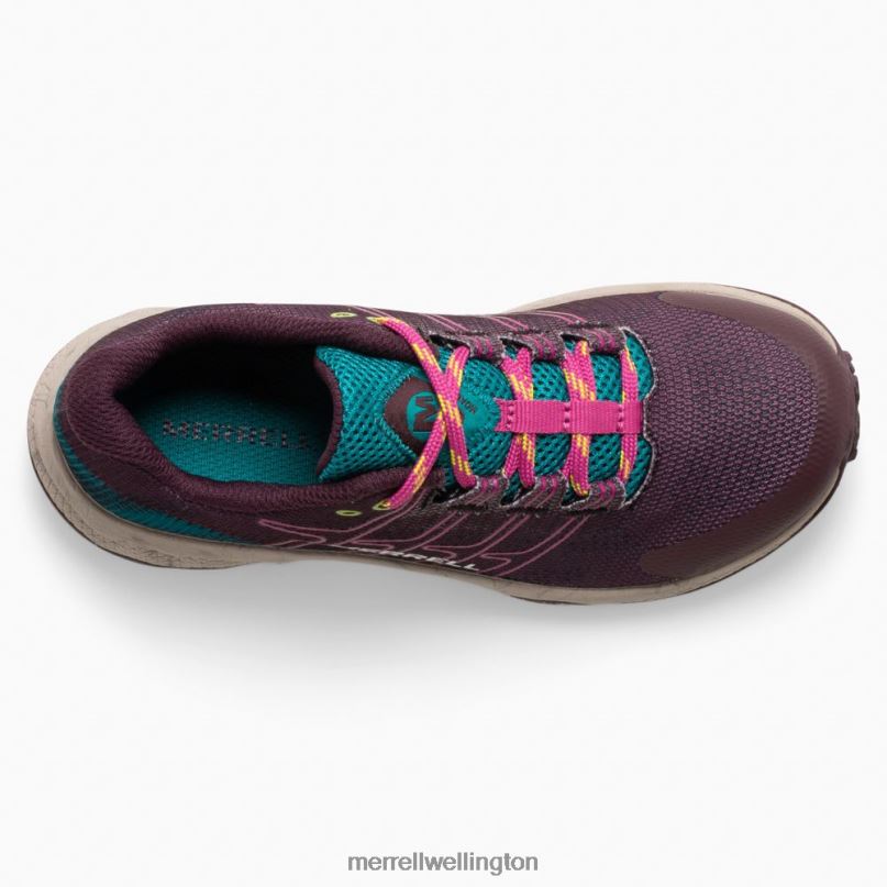 Moab Flight Low (MK165734) Merrell Kids 8VV6P1436 Shoes Burgandy
