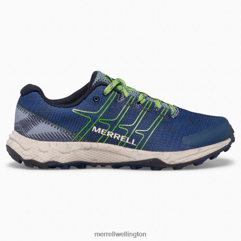 Moab Flight Low (MK265732) Merrell Kids 8VV6P1434 Shoes Poseidon