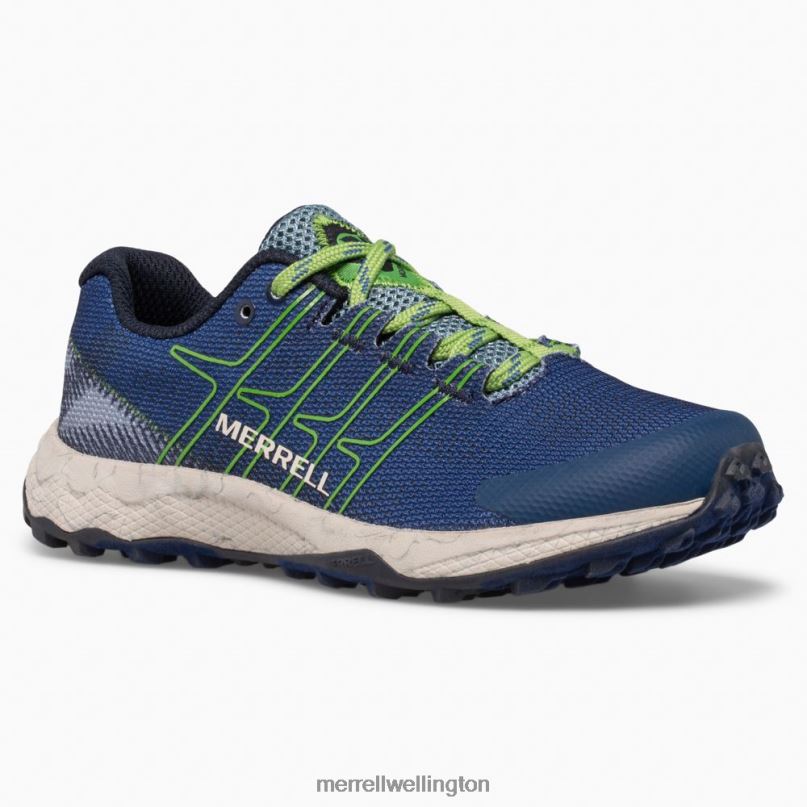 Moab Flight Low (MK265732) Merrell Kids 8VV6P1434 Shoes Poseidon