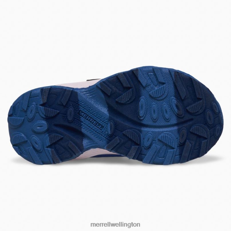 Moab Speed Low A/C Jr. Waterproof Sneaker (ML167123) Merrell Kids 8VV6P1369 Shoes Blue/Berry/Turquoise