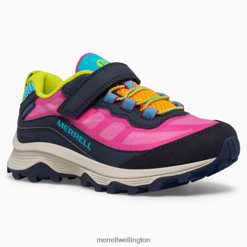 Moab Speed Low A/C Waterproof (MK166216) Merrell Kids 8VV6P1367 Shoes Navy/Multi