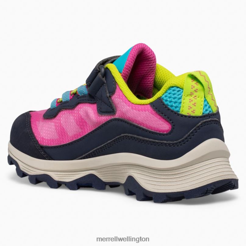 Moab Speed Low A/C Waterproof (MK166216) Merrell Kids 8VV6P1367 Shoes Navy/Multi