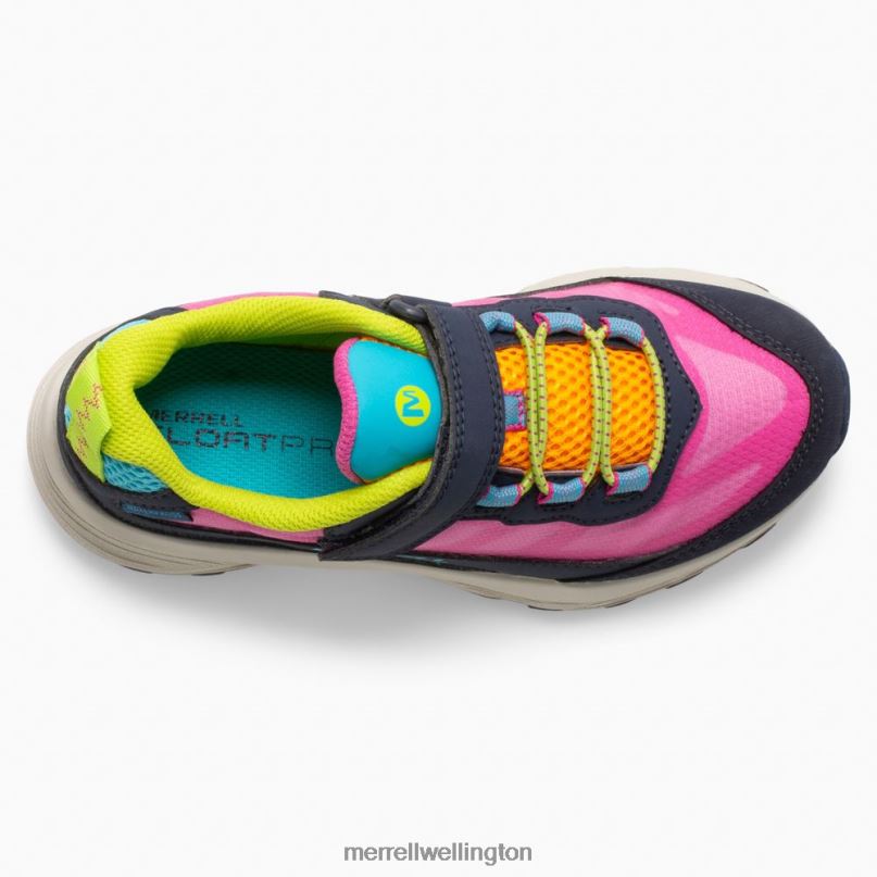 Moab Speed Low A/C Waterproof (MK166216) Merrell Kids 8VV6P1367 Shoes Navy/Multi
