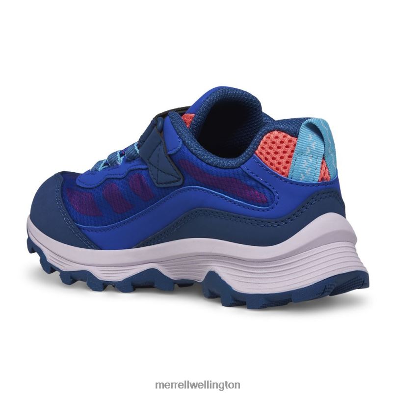 Moab Speed Low A/C Waterproof (MK166989) Merrell Kids 8VV6P1364 Shoes Blue/Berry/Turq