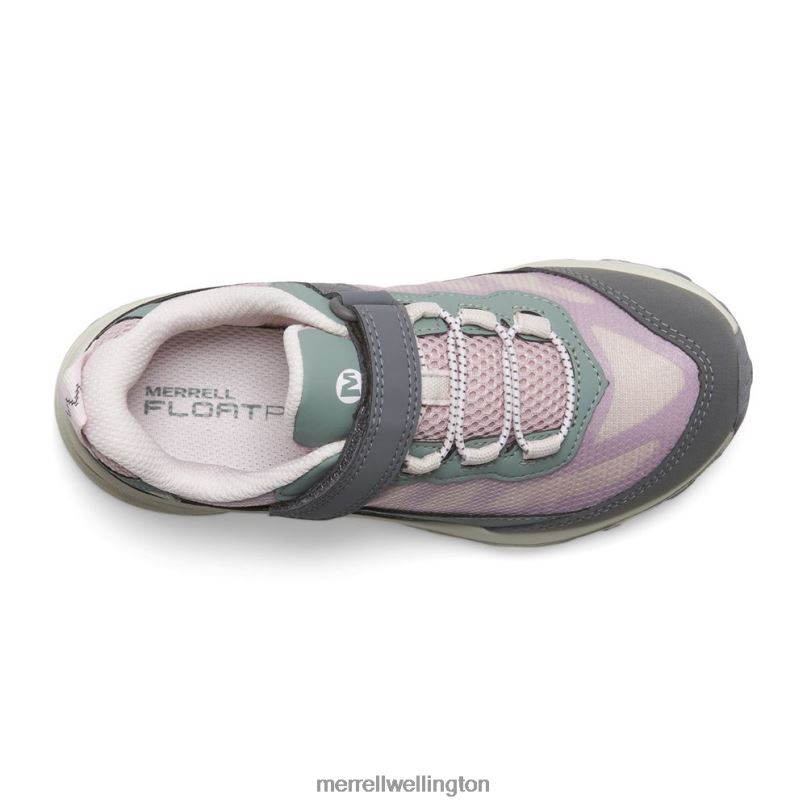 Moab Speed Low A/C Waterproof (MK167235) Merrell Kids 8VV6P1361 Shoes Dusty Pink/Olive