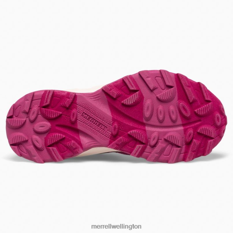 Moab Speed Low Waterproof (MK165980) Merrell Kids 8VV6P1376 Shoes Grey/Berry