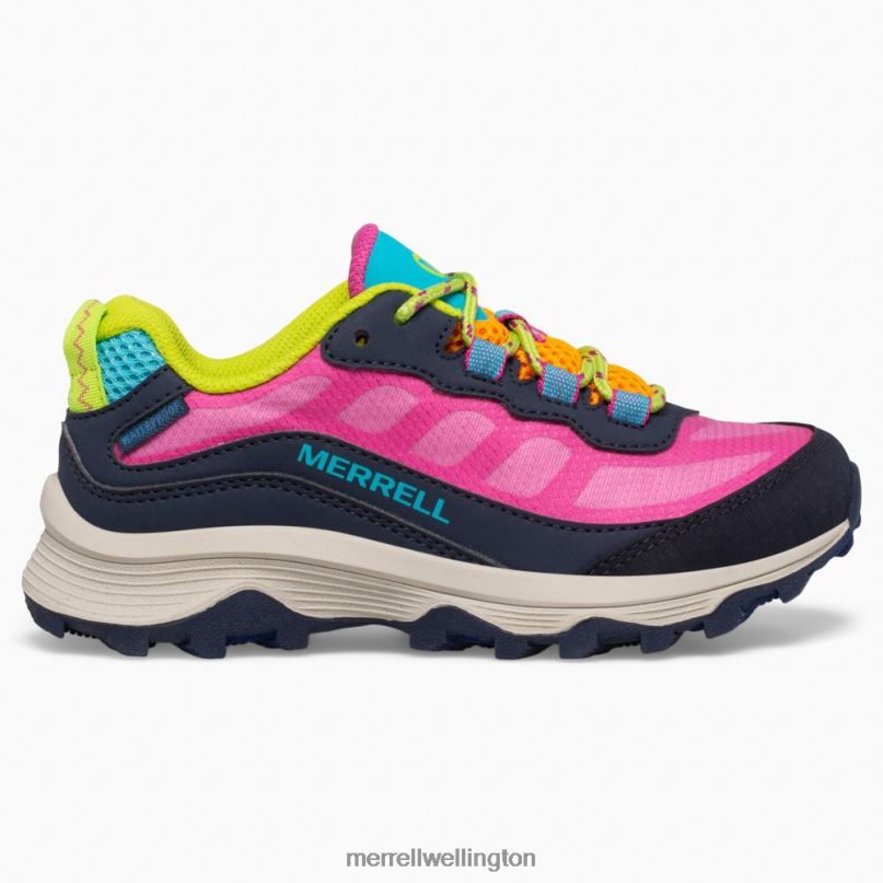 Moab Speed Low Waterproof (MK166215) Merrell Kids 8VV6P1371 Shoes Navy/Multi