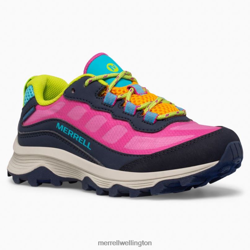 Moab Speed Low Waterproof (MK166215) Merrell Kids 8VV6P1371 Shoes Navy/Multi