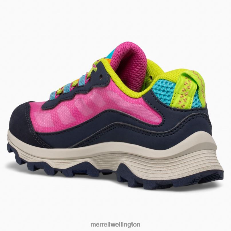 Moab Speed Low Waterproof (MK166215) Merrell Kids 8VV6P1371 Shoes Navy/Multi