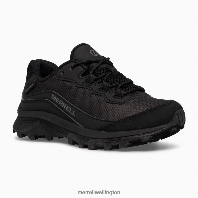 Moab Speed Low Waterproof (MK265866) Merrell Kids 8VV6P1377 Shoes Triple Black