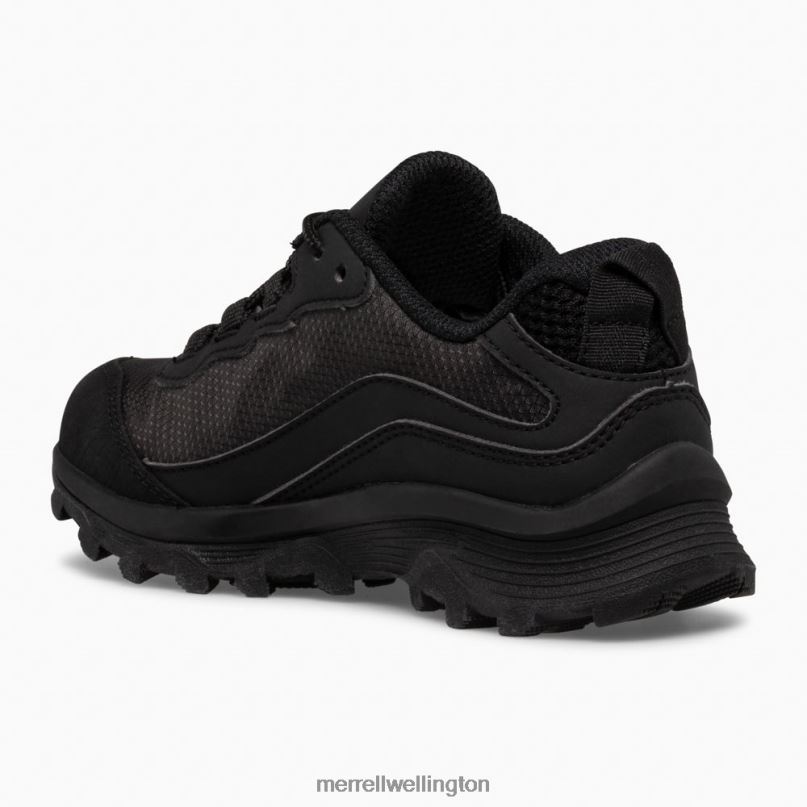 Moab Speed Low Waterproof (MK265866) Merrell Kids 8VV6P1377 Shoes Triple Black