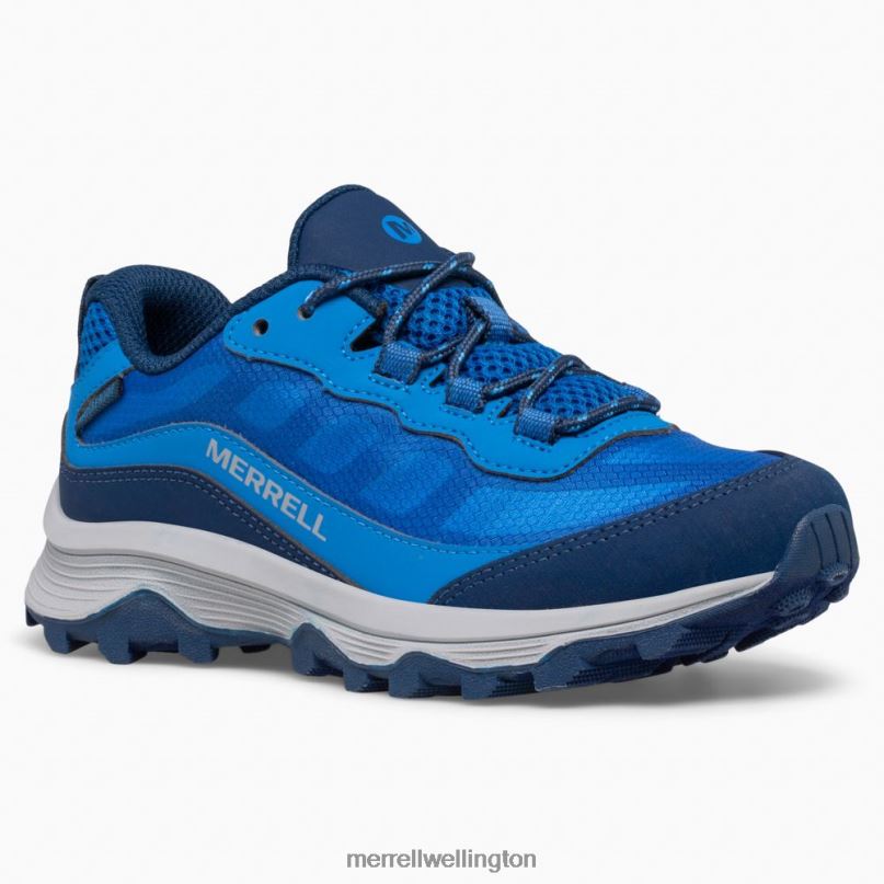 Moab Speed Low Waterproof (MK265940) Merrell Kids 8VV6P1374 Shoes Blue