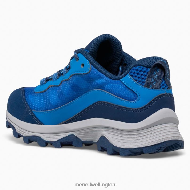 Moab Speed Low Waterproof (MK265940) Merrell Kids 8VV6P1374 Shoes Blue