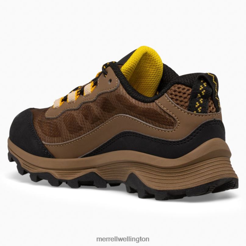 Moab Speed Low Waterproof (MK265941) Merrell Kids 8VV6P1372 Shoes Walnut