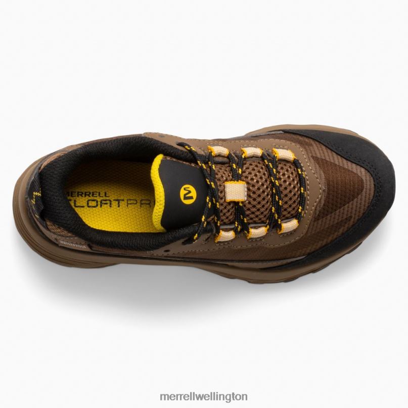 Moab Speed Low Waterproof (MK265941) Merrell Kids 8VV6P1372 Shoes Walnut